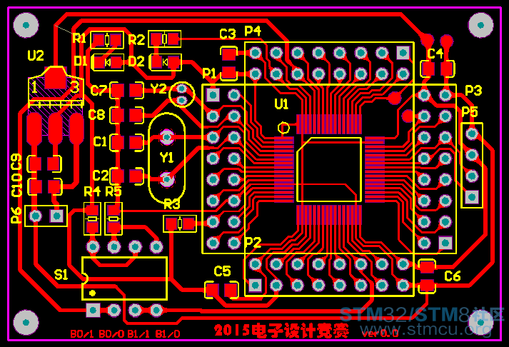 æå°ç³»ç»æ¿PCB