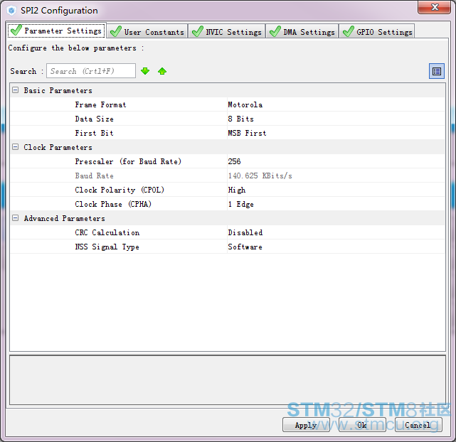 SPI2éç½®çªå£