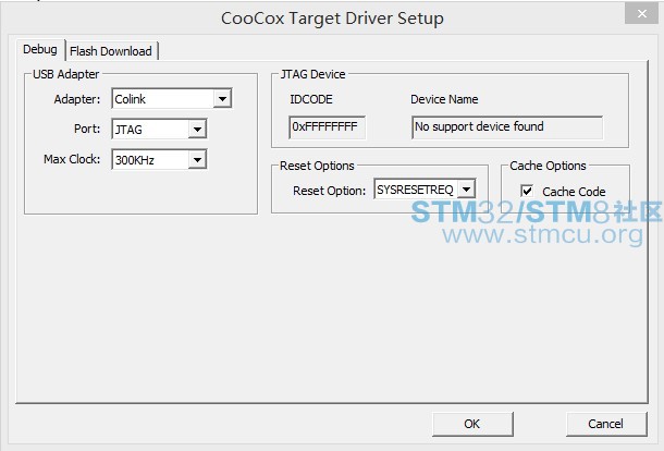 coocox debugéç½®