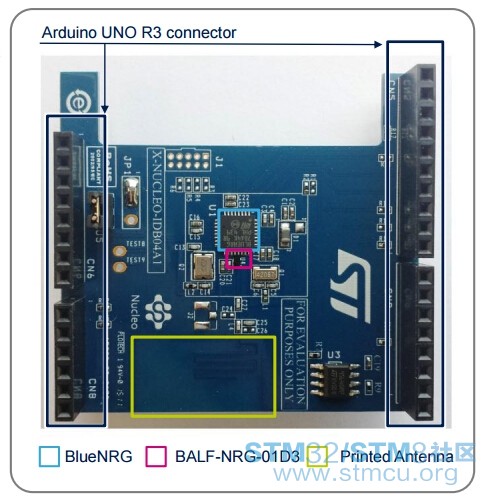 X-NUCLEO-IDB04A1 BlueNRG BALF-NRG-01D3 èçä½åèæ©å±æ¿.jpg