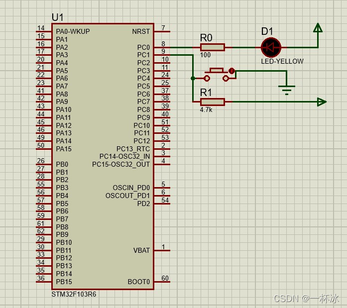 基于STM32的按键输入灯亮灭的经验分享