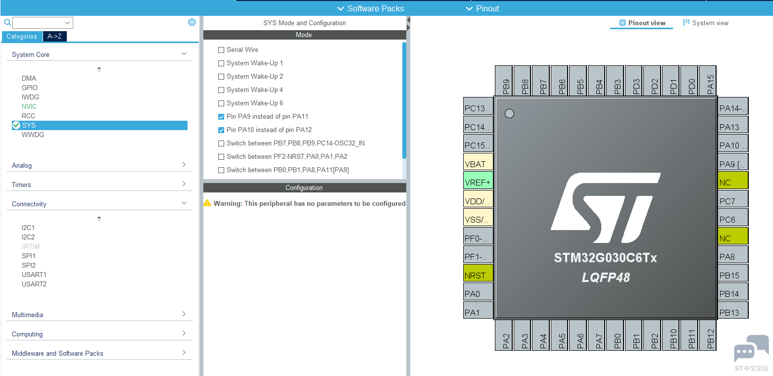 Stm32g030 PA9PA10 remap.png
