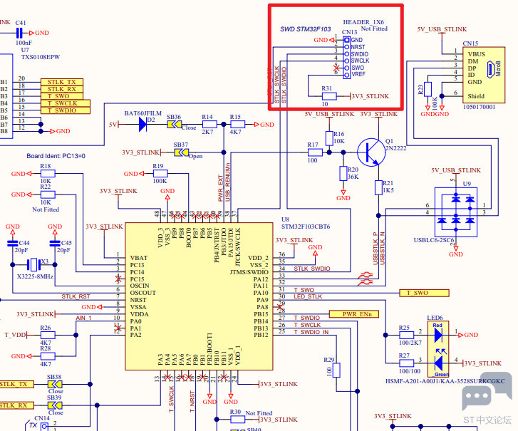 STM32WB55 CN13 SWD STLINK.PNG