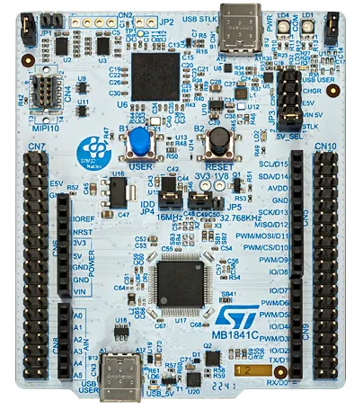NUCLEO-U545RE-Q板卡评测 （第一弹） 我的第一块STM32U5开发板