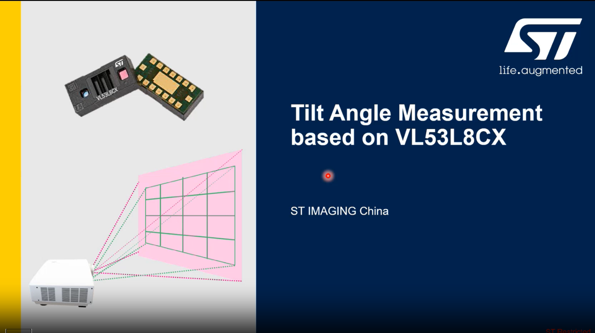 【视频课程】VL53L8CX梯形校正角度检测算法介绍