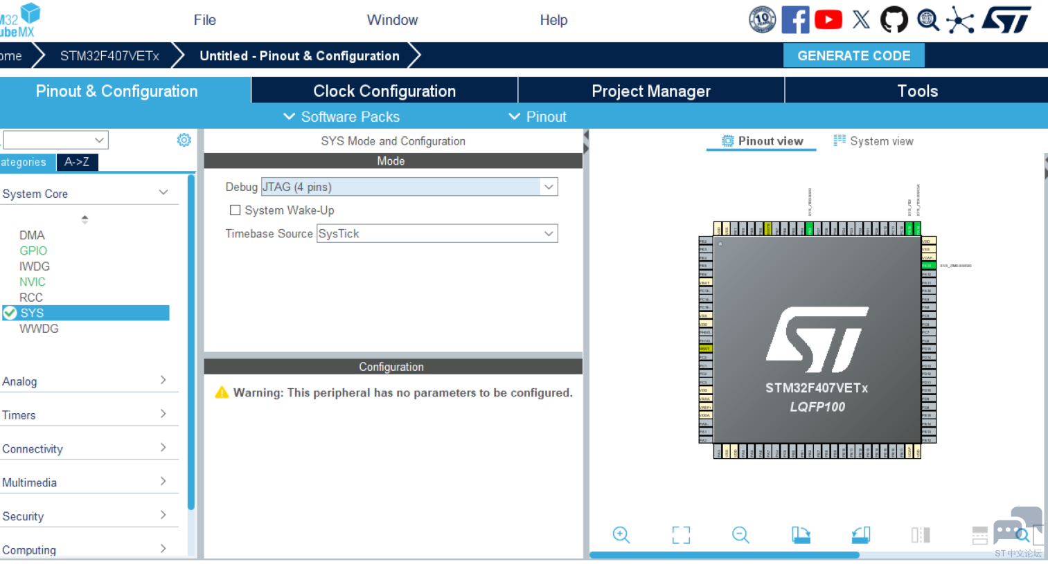 STM32F407VG JTAP 4PIN.PNG