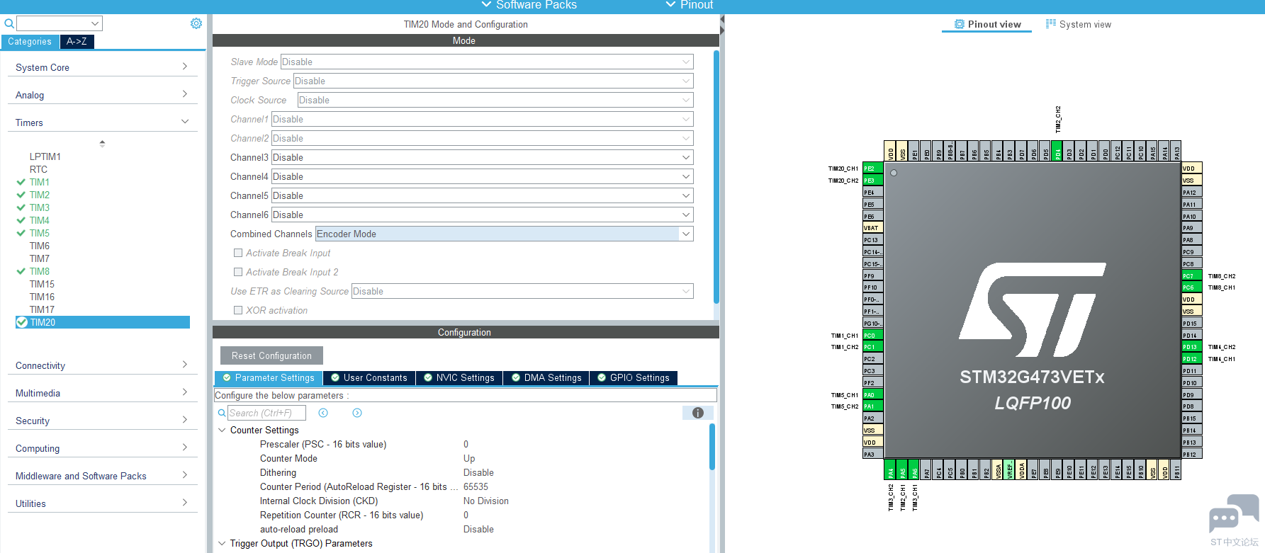 STM32G473vet6 ENCODER config.PNG