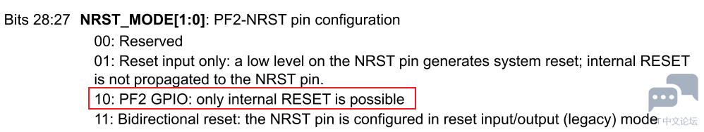 STM32C0 opttionbyte NRST.PNG