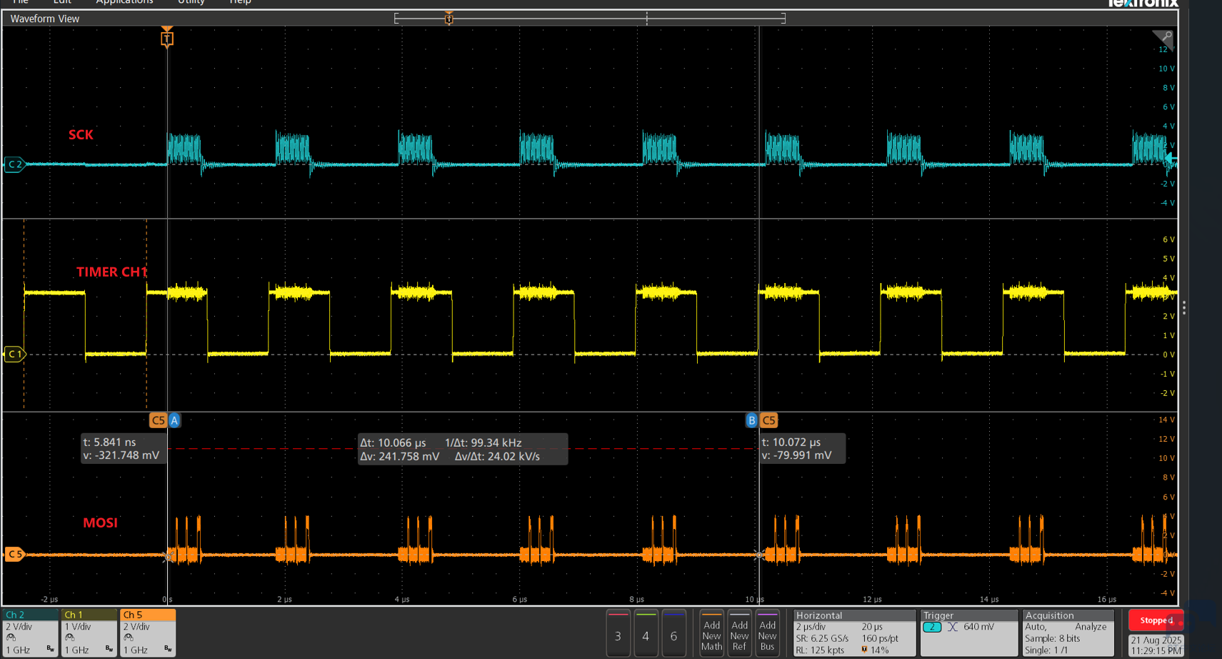 STM32H5 TIM2 TRO DMA SPI for exteranl ADC 2.PNG