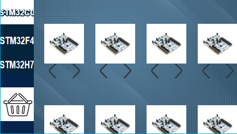 STM32H750DK TouchGFX智能零售界面设计