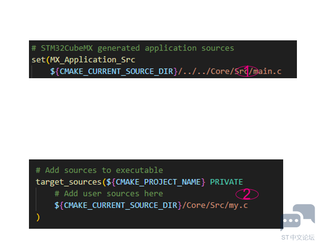 STM32VSCOD CMakList 添加文件.PNG