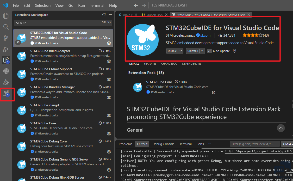Stm32CubeIDE for vs code.PNG